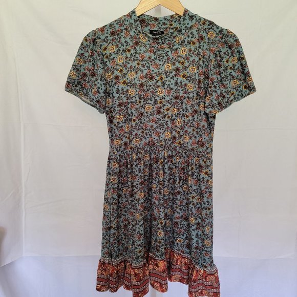 Women's Rue 21 Floral Dress multi Colored Size Large - Picture 1 of 4